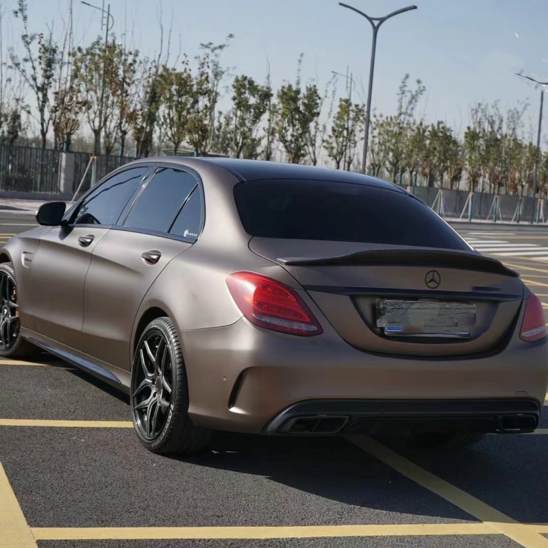 Ultra-Matte Brown Grey Car Vinyl Wrap