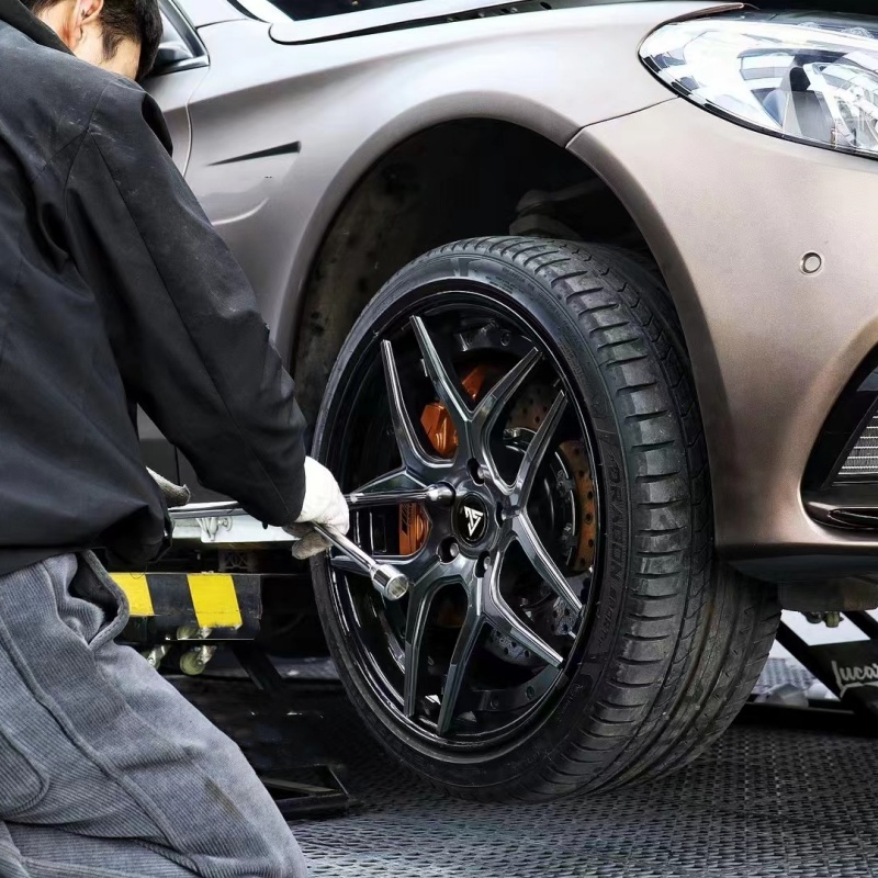 Ultra-Matte Brown Grey Car Vinyl Wrap