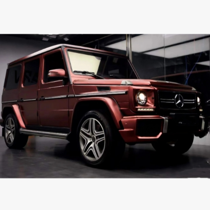 Ultra-Matte Wine Red Car Vinyl Wrap