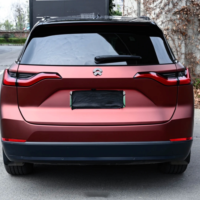 Ultra-Matte Wine Red Car Vinyl Wrap