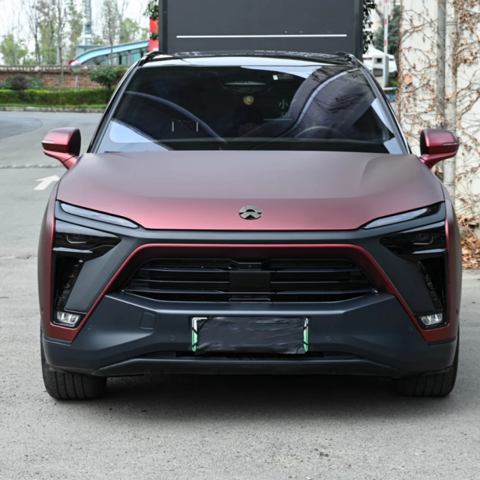 Ultra-Matte Wine Red Car Vinyl Wrap