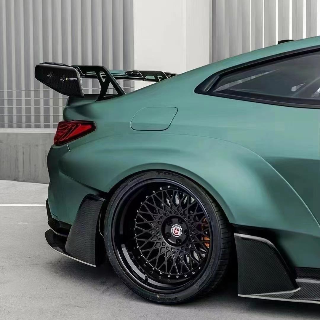 Ultra-Matte Midnight Green Car Vinyl Wrap