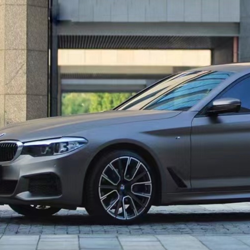 Ultra-Matte Charcoal Grey Car Vinyl Wrap