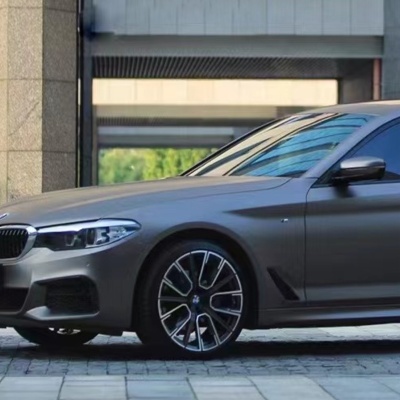 Ultra-Matte Charcoal Grey Car Vinyl Wrap 02