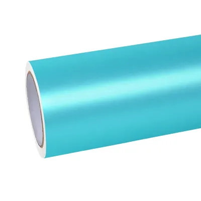 Matte Satin Chrome Tiffany Car Vinyl Wrap 01