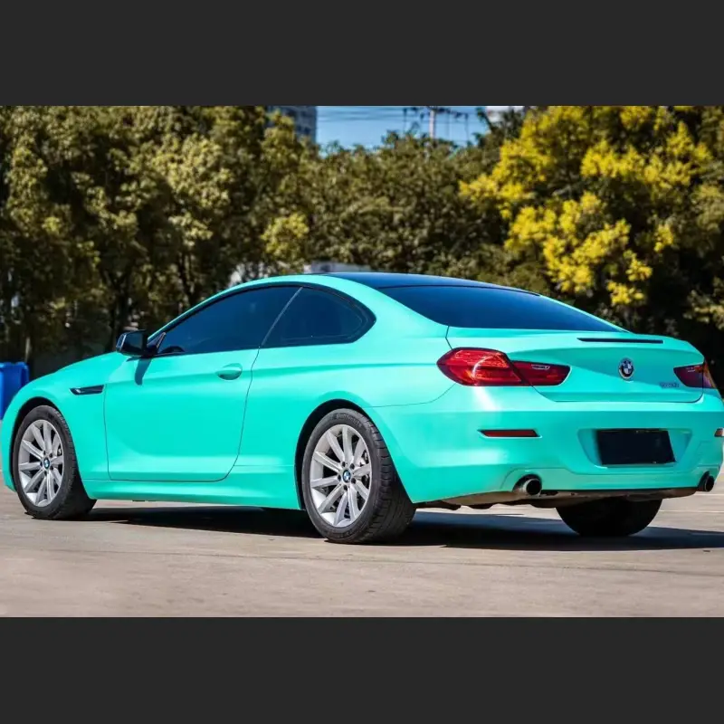 Matte Satin Chrome Tiffany Car Vinyl Wrap