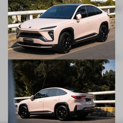 First Love Pink Car Vinyl Wrap 02