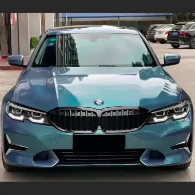 Magic Color Peacock Green Car Vinyl Wrap 02