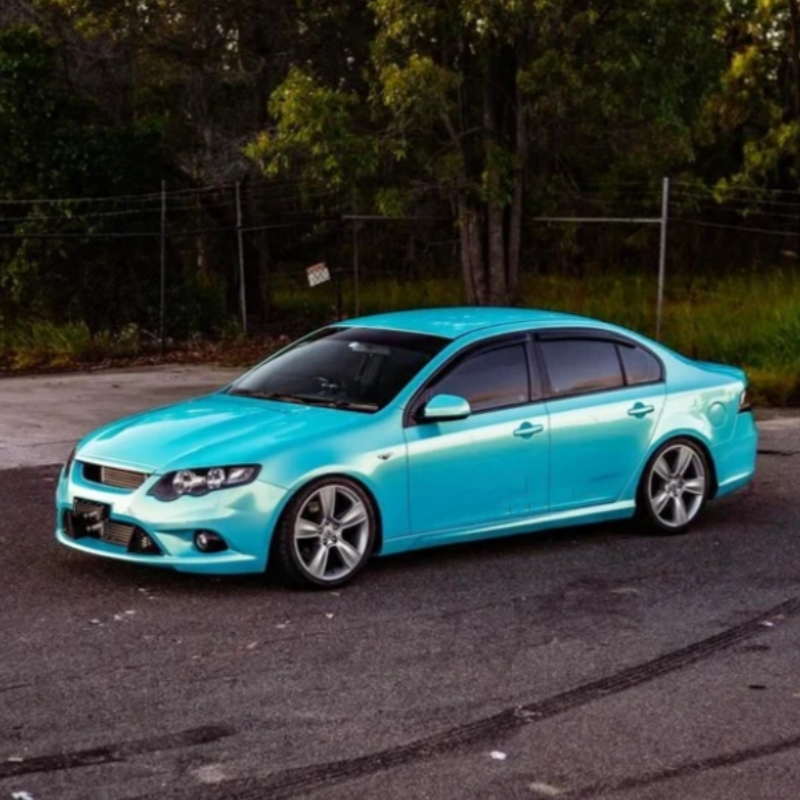 Magic Gold Blue Car Vinyl Wrap