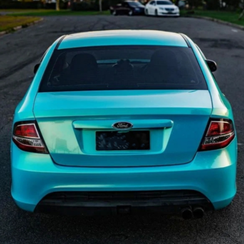 Magic Gold Blue Car Vinyl Wrap