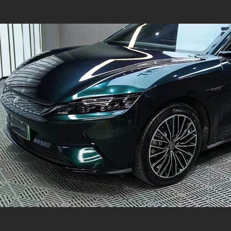 PET BYD Gloss Qianshan Midnight Green Car Vinyl Wrap