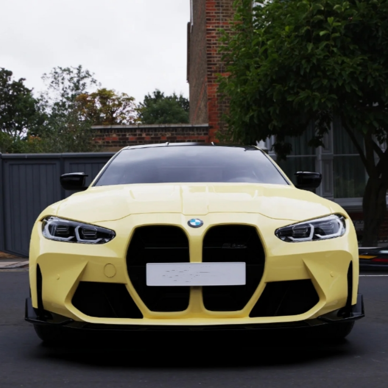 PET Sunbath Yellow Car Vinyl Wrap