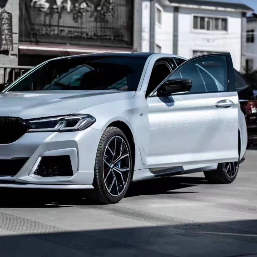 PET BMW Matte Diamond Sliver Car Vinyl Wrap