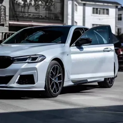 BMW PET Matte Diamond Sliver Car Vinyl Wrap 02