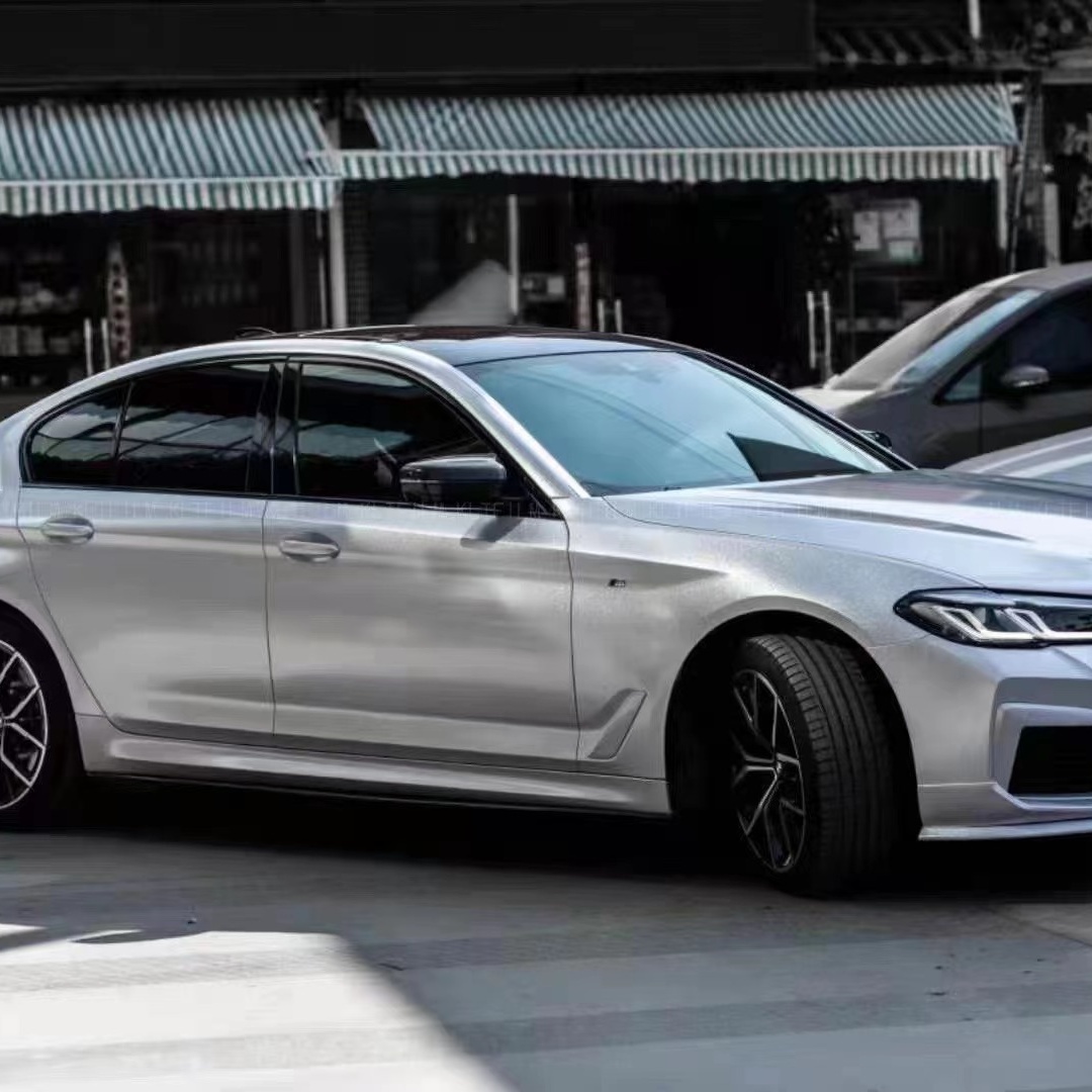 PET BMW Matte Diamond Sliver Car Vinyl Wrap