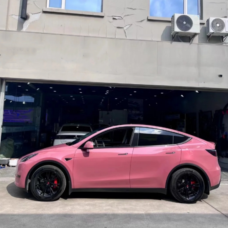 Glossy Morganite Red Car Vinyl Wrap
