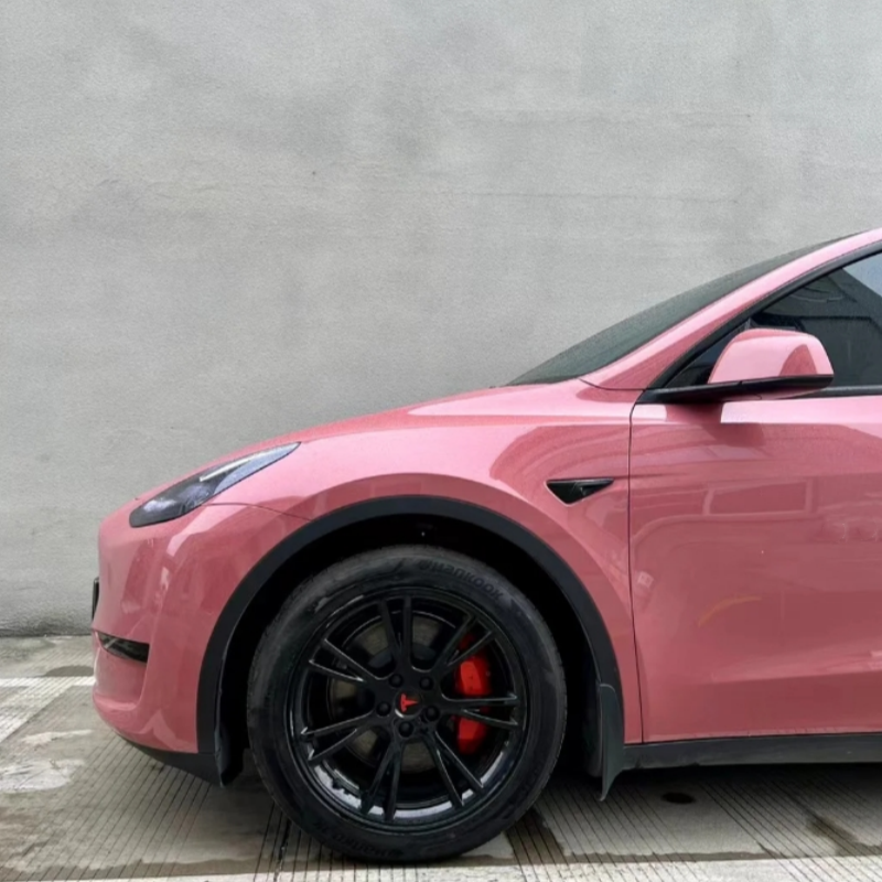 Glossy Morganite Red Car Vinyl Wrap