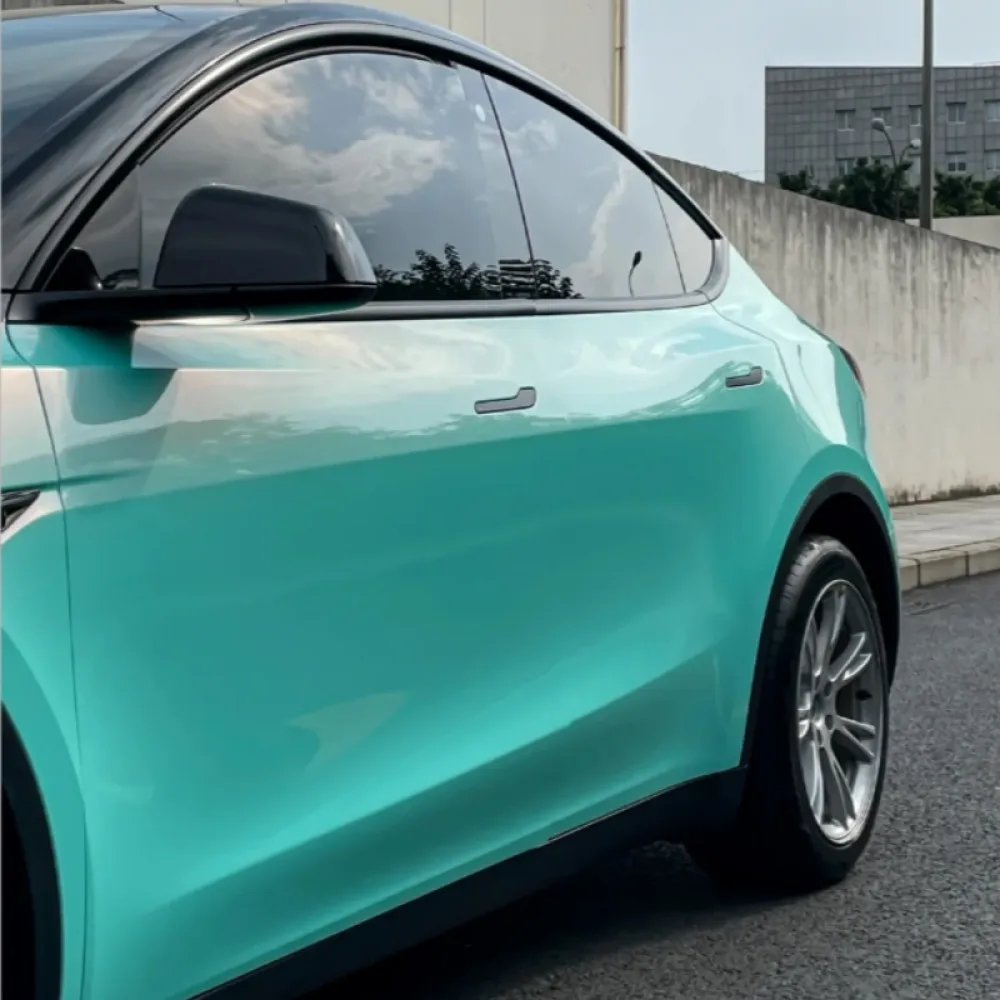 Glossy Racing Tiffany Car Vinyl Wrap