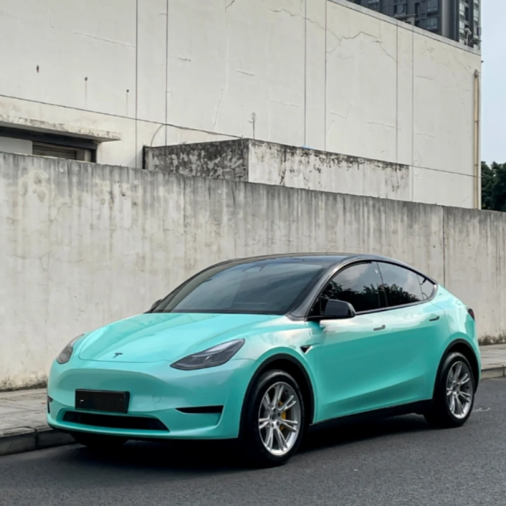 Glossy Racing Tiffany Car Vinyl Wrap