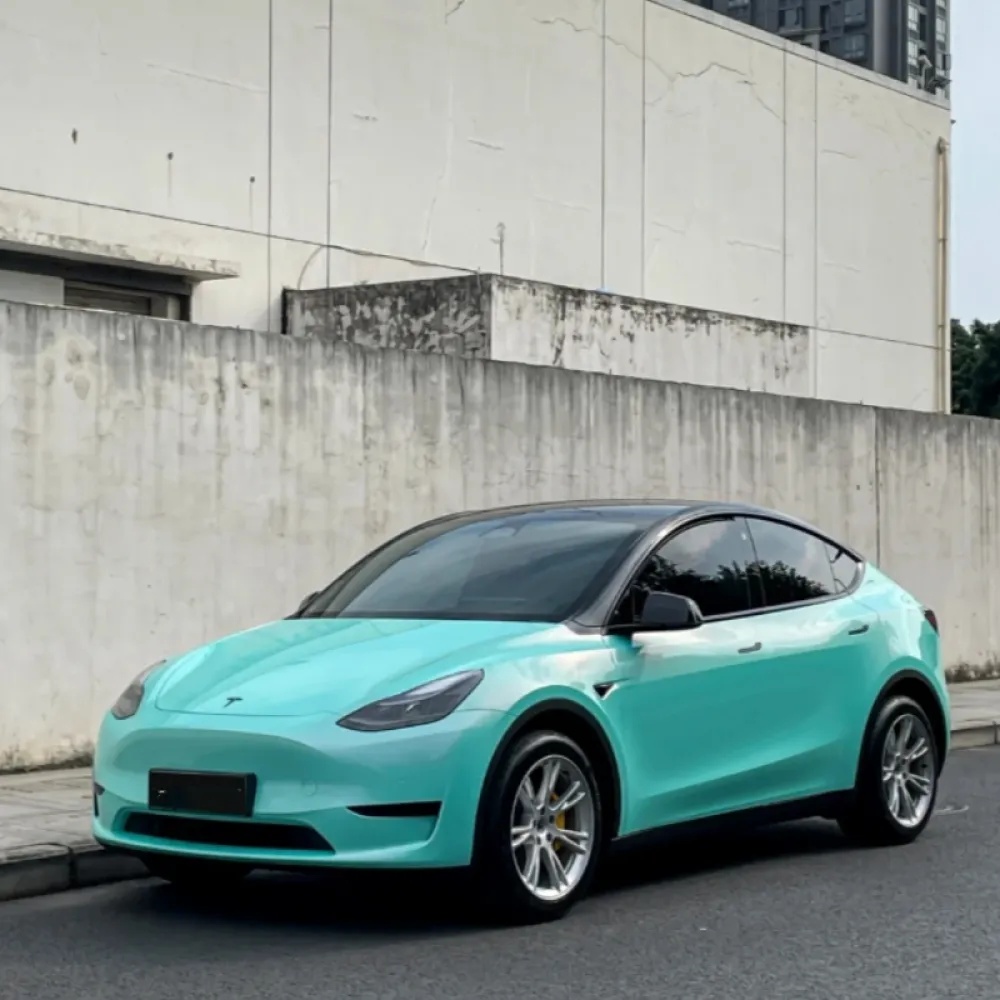 Glossy Racing Tiffany Car Vinyl Wrap