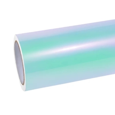 Glossy Racing Tiffany Car Vinyl Wrap 01