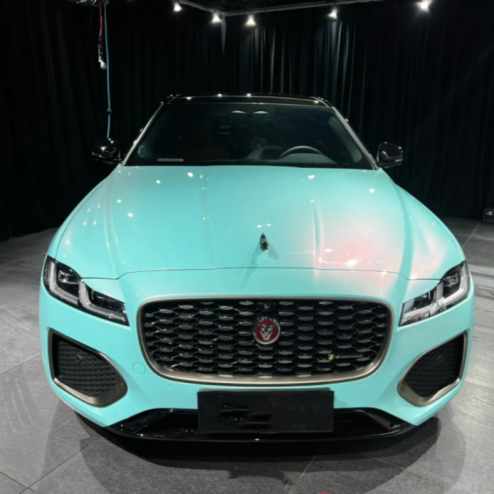 Glossy Racing Tiffany Car Vinyl Wrap