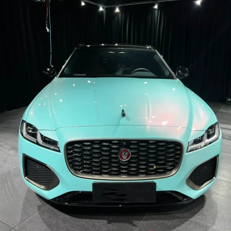 Glossy Racing Tiffany Car Vinyl Wrap