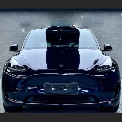 Tesla PET Spar Blue Black Car Vinyl Wrap 02