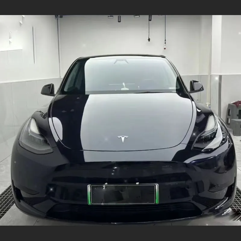 Tesla PET Spar Blue Black Car Vinyl Wrap