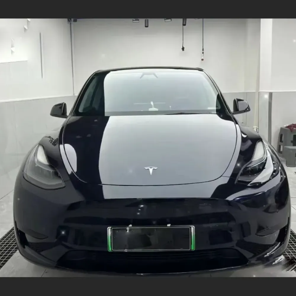 Tesla PET Spar Blue Black Car Vinyl Wrap