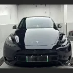 Tesla PET Spar Blue Black Car Vinyl Wrap