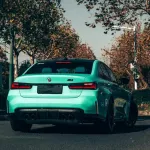 Porsche Gloss Mint Green Car Vinyl Wrap