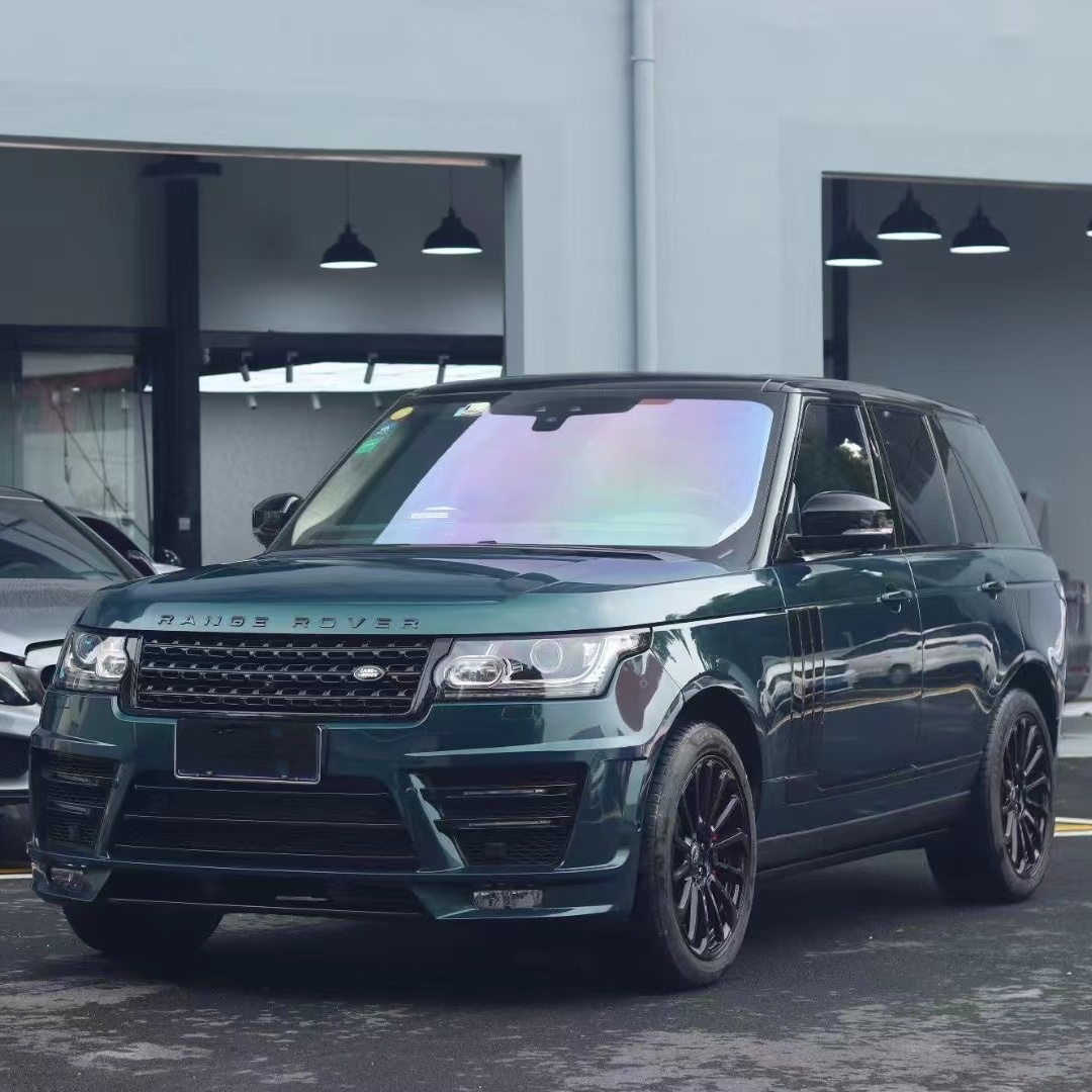 PET Range Rover Blackish Green Car Vinyl Wrap