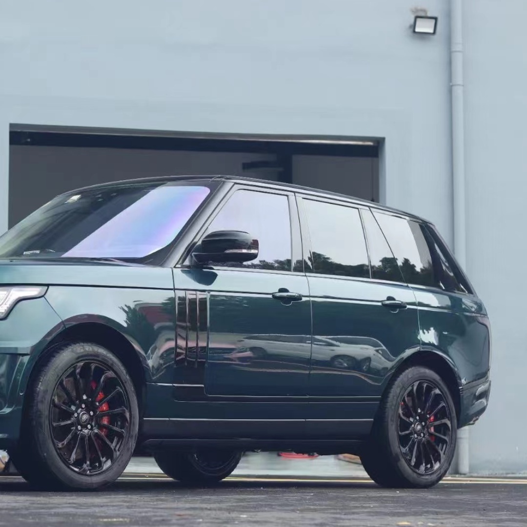 PET Range Rover Blackish Green Car Vinyl Wrap