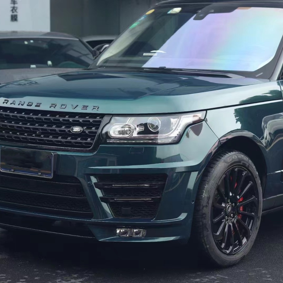 PET Range Rover Blackish Green Car Vinyl Wrap