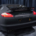 Super Diamond Black Car Vinyl Wrap