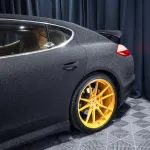 Super Diamond Black Car Vinyl Wrap