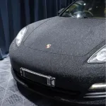 Super Diamond Black Car Vinyl Wrap