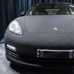 Super Diamond Black Car Vinyl Wrap