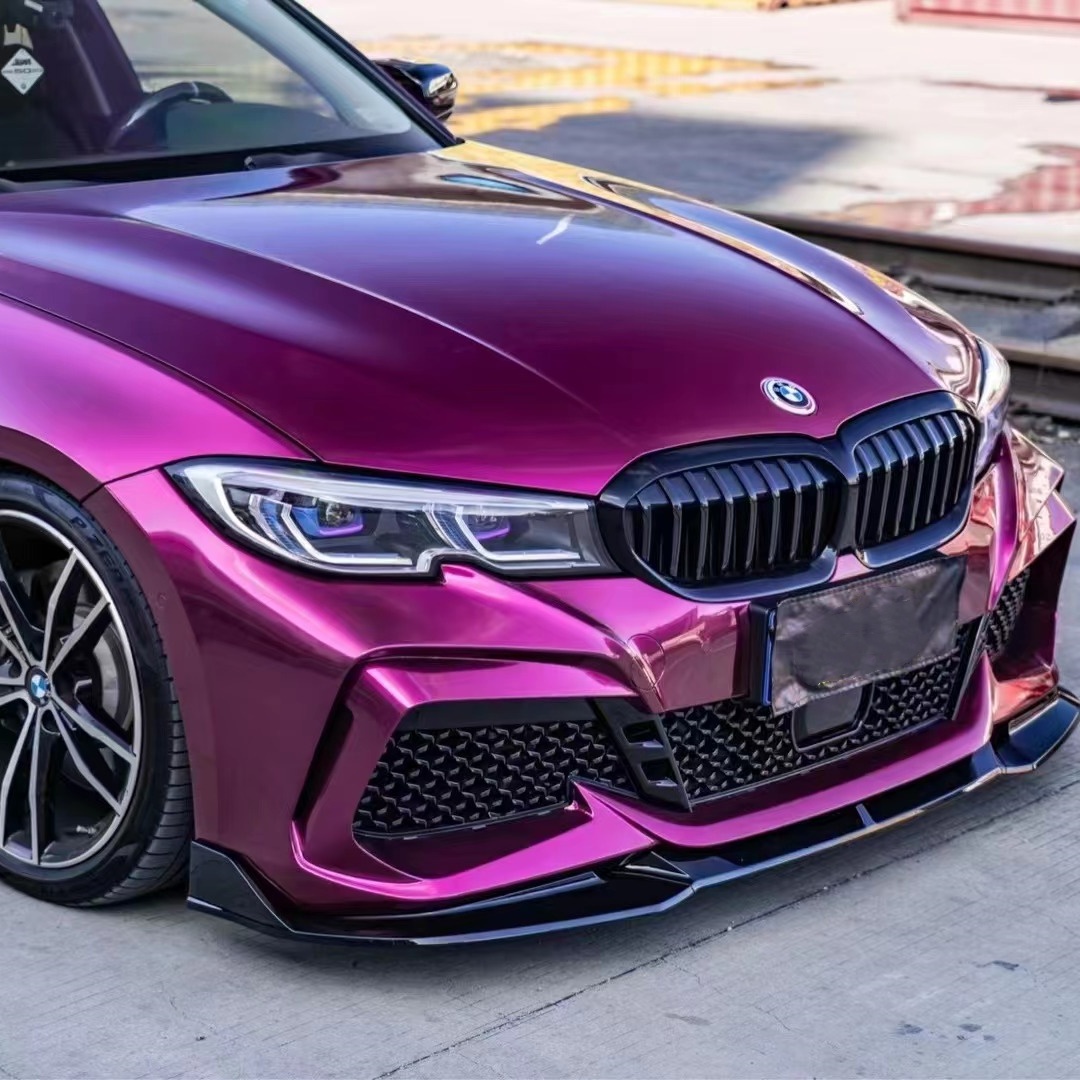 PET BMW Gloss Pearl Purple Car Vinyl Wrap