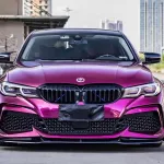 PET BMW Gloss Pearl Purple Car Vinyl Wrap