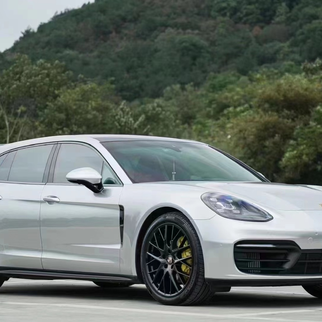 PET Porsche Gloss Metal Liquid Star Silver Car Vinyl Wrap