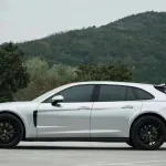 Porsche Gloss PET Metal Liquid Star Silver Car Vinyl Wrap