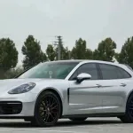 Porsche Gloss PET Metal Liquid Star Silver Car Vinyl Wrap