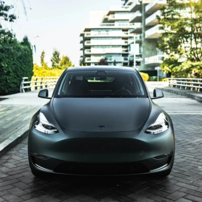 Ultimate Flat Magic Green Car Vinyl Wrap 02