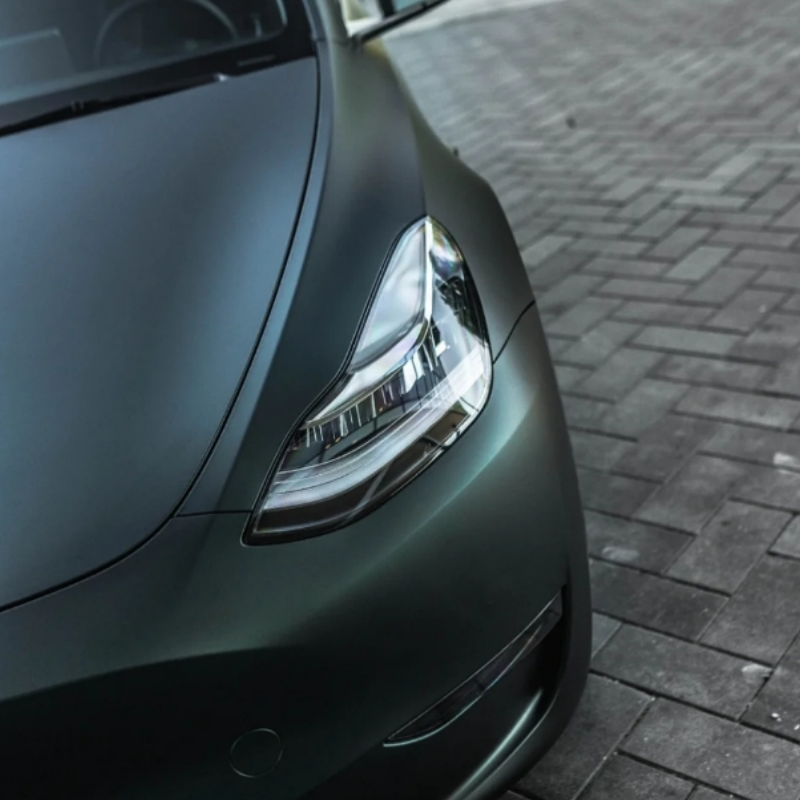 Ultimate Flat Magic Green Car Vinyl Wrap