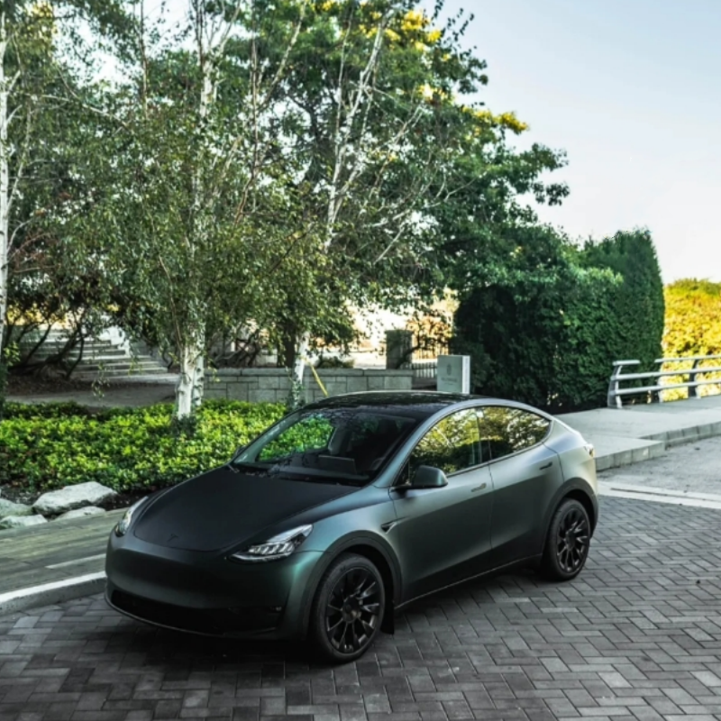 Ultimate Flat Magic Green Car Vinyl Wrap