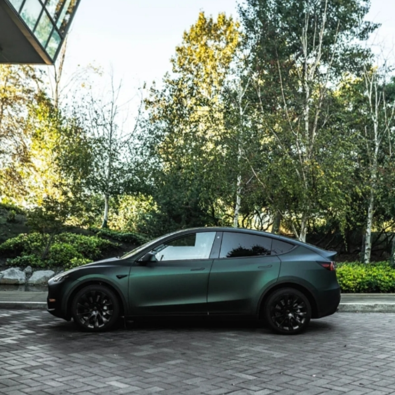 Ultimate Flat Magic Green Car Vinyl Wrap