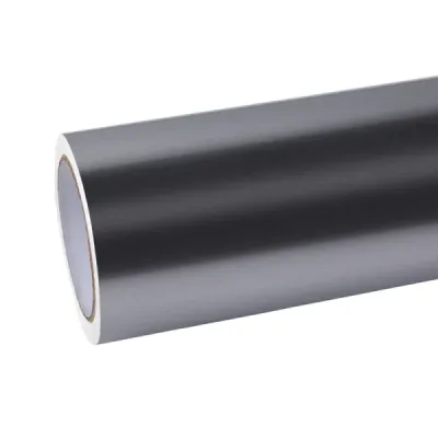 Benz Gloss Metallic PET GT Silver Car Vinyl Wrap 01