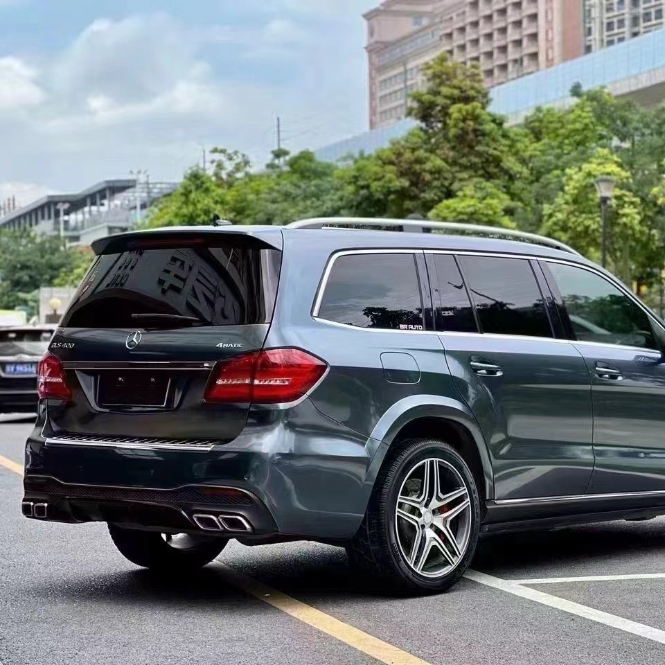 Benz Gloss PET Liquid Lime Grey Car Vinyl Wrap